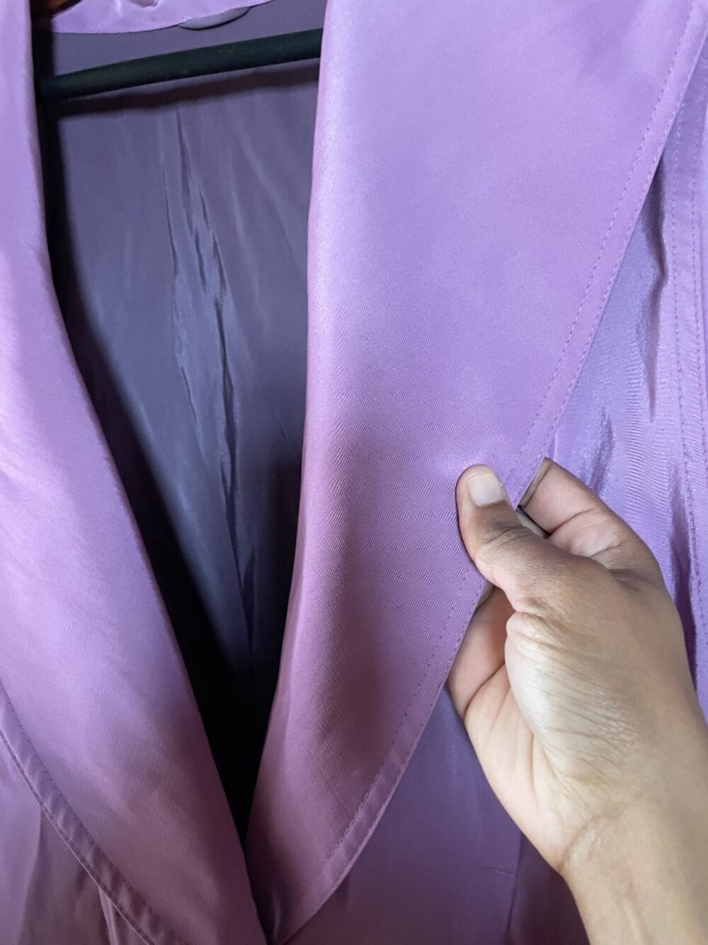 Chic MYCRA PAC Iridescent Trench Raincoat Jacket 1 S/M. Rare Excellent Cond New - Picture 4 of 16